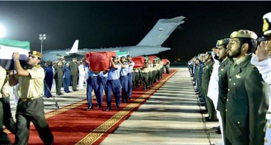 مطار البطين بأبو ظبي يستقبل جثامين 4 دبلوماسيين في تفجير قندهار