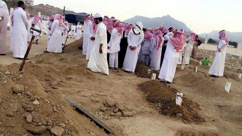 تشيع جثمان الشهيد الذيابي في مكة المكرمة