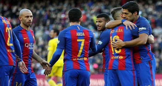 بالفيديو.. برشلونة يسحق لاس بالماس بخماسية في الدوري الإسباني