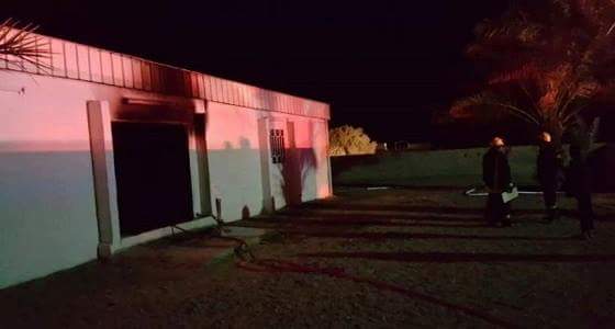 امرأة تغامر وتنقذ أماً وأطفالها السبعة من حريق داخل منزلهم في بيشة