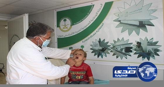 العيادات السعودية تقدم اللقاحات والتطعيمات لـ 184 طفلاً في مخيم الزعتري