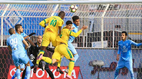 الباطن يتغلب على الخليج بهدف دون رد