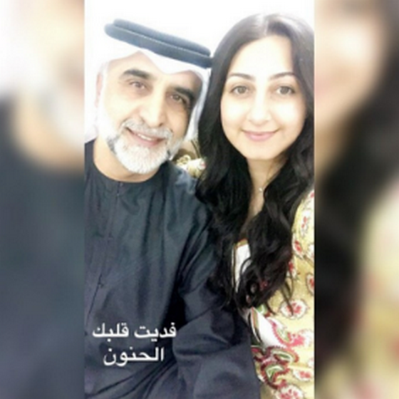 سيلفي هيفاء حسين مع زوجها..