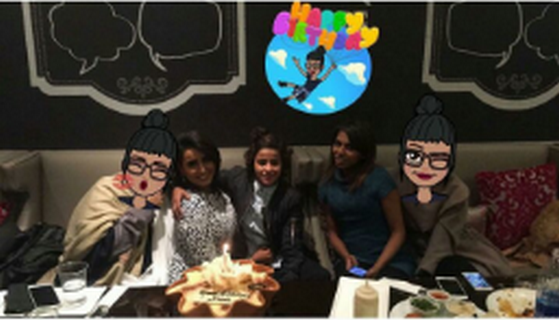 العنود الحربي تحتفل بعيد ميلادها..