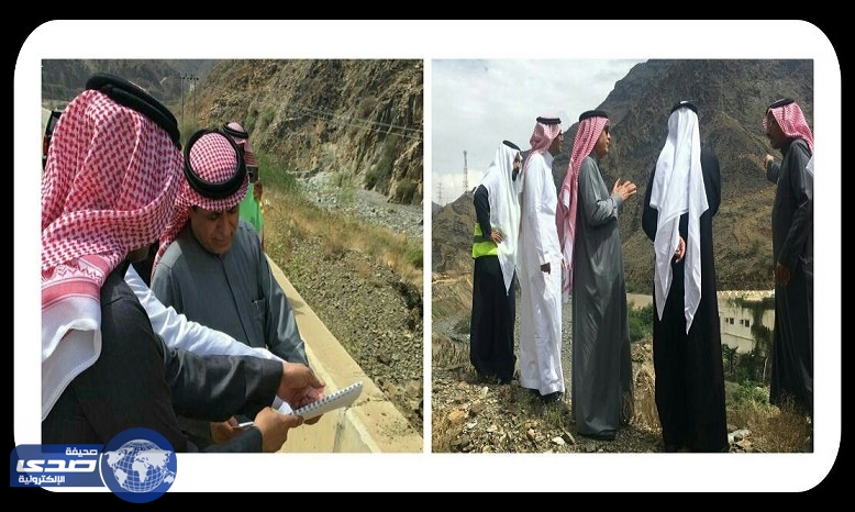 وزير النقل يقف على مشروع عقبة ضلع بمنطقة عسير
