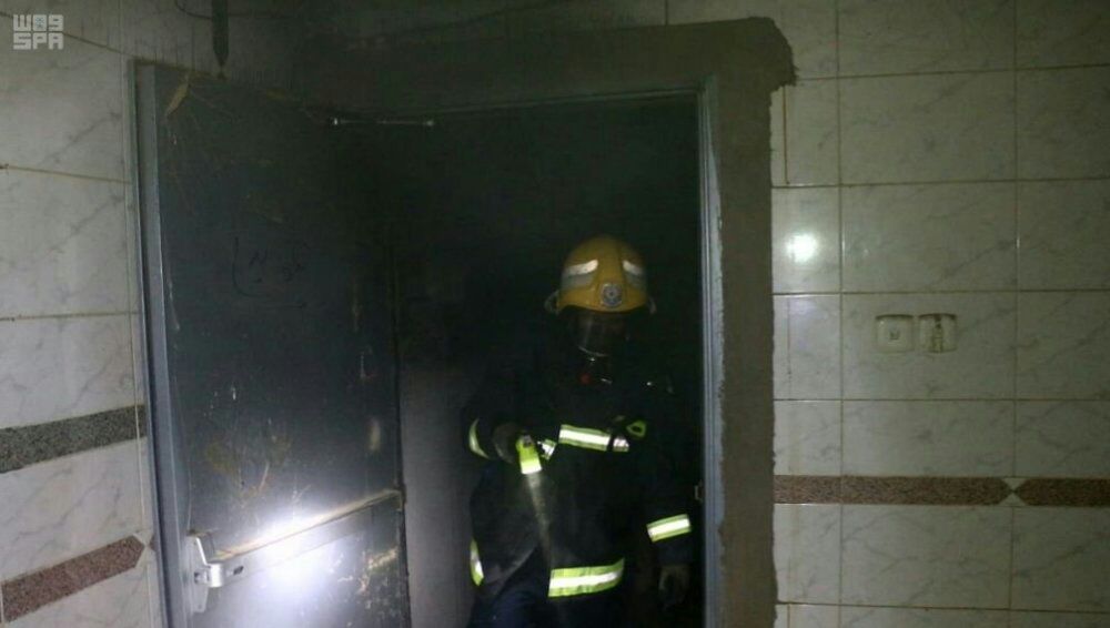 اخلاء 30 شخصا من مبنى سكني اثر حريق شقة بـ « السبهاني »
