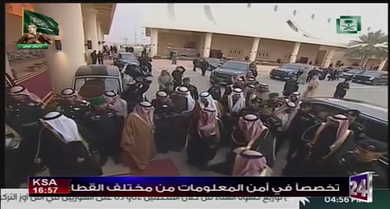 بالصور .. وصول خادم الحرمين لمهرجان الجنادرية