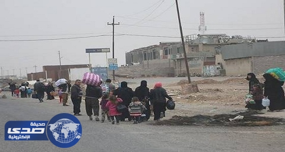 إجلاء أكثر من ألفي مدني من الموصل