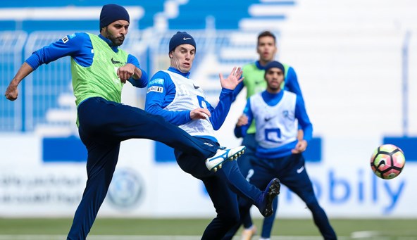 تدريبات صباحية للهلال استعدادا لمواجهة الفيصلي