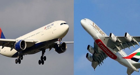 تزايد حدة الخلافات بين طيران الإمارات ودلتا الأمريكية