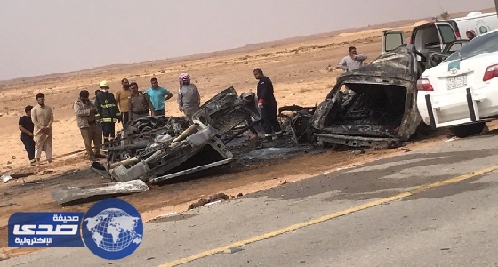 بالفيديو .. حادث مروع يودي بحياة 10 مواطنين على طريق الرين بيشه