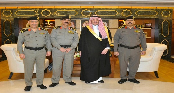 أمير الشرقية يقلد العصيل والعتيبي رتبتيهما الجديدتين