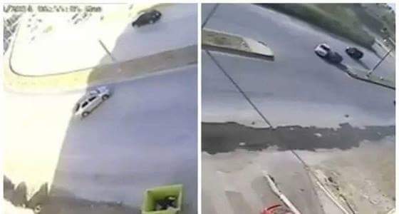 بالفيديو..شارع بالرياض تتعرض فيه السيارات لحوادث خطيرة ..والبعض يتهم الجن