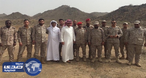 ناصر القصبي يزور مواقع القتال في الحد الجنوبي لدعم المرابطين «صورة»