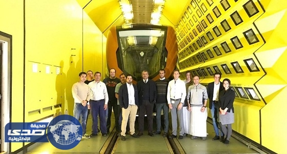 بالصور.. عربات قطار الرياض تجتاز اختبارات مناخية قاسية