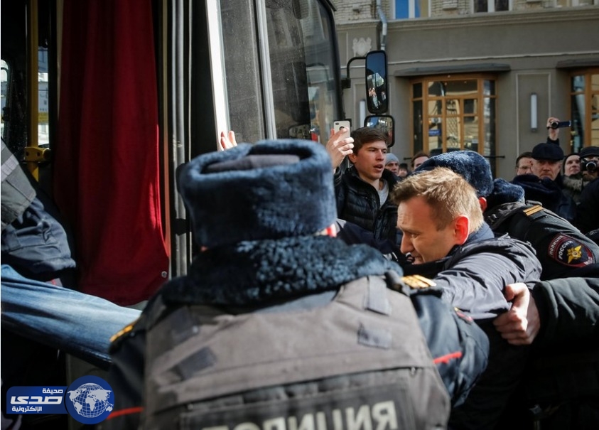 الشرطة الروسية تلقي القبض على زعيم المعارضة