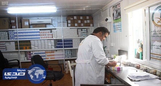 صيدلية العيادات التخصصية تصرف 1958 وصفة طبية للاجئين السوريين بمخيم الزعتري