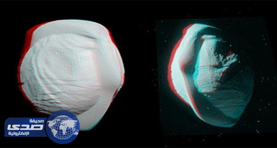 ناسا تلتقط صورة ثلاثية الأبعاد لقمر زحل