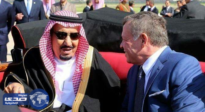 الملك سلمان و العاهل الأردني يؤكدان على أهمية انهاء مأساة الشعب السوري بحل سياسي