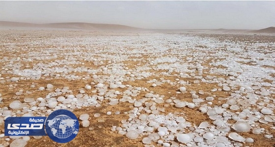 بالصور.. لحظة تساقط الثلوج على جنوب منطقة الرياض
