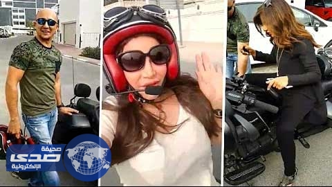 بالفيديو.. لجين عمران تجول شوارع دُبي على دراجة نارية