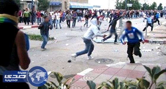 إصابة 14 مشجع مغربي في اشتباكات الجماهير