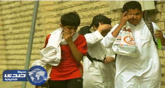 بالفيديو.. الهلال الأحمر يباشر حالات متضررة بمدارس الرياض بسبب الغبار