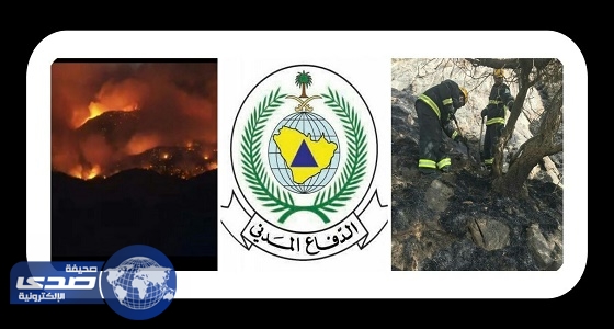 ‏مدني بارق: تم السيطرة على حريق جبل اثرب