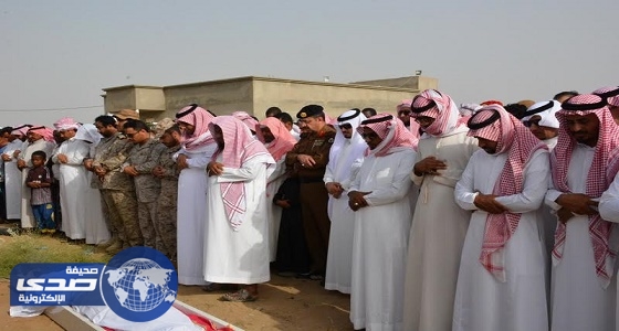 الآلاف يشاركون فى تشييع جثمان شهيد الواجب بـ « جازان »