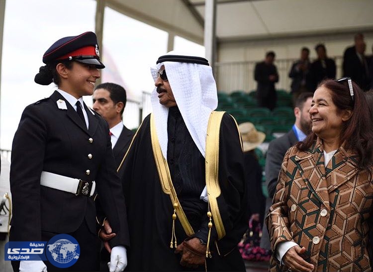 بالصور.. تخرج حفيدة رئيس الوزراء  البحريني من كلية عسكرية ببريطانيا