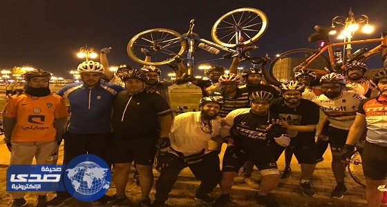 بالفيديو والصور .. فريق دراجتي تبوك يحتفل باليوم العالمي للرياضة