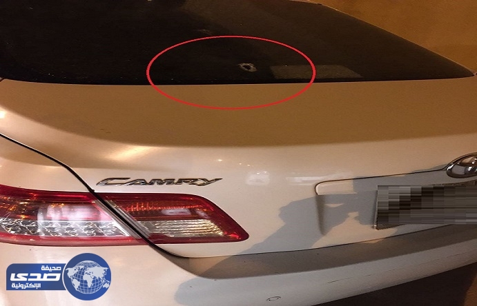 وابل رصاص يخترق سيارة مواطن بـ رفحاء