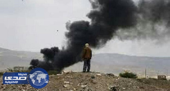 انفجار عربة تابعة للحوثي مرت فوق لغم زرعته في تعز