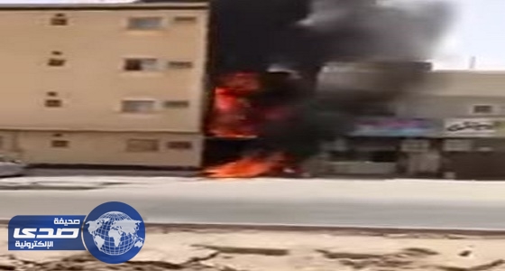بالفيديو.. اشتعال النيران في خزان مغسلة بالدار البيضاء في الرياض