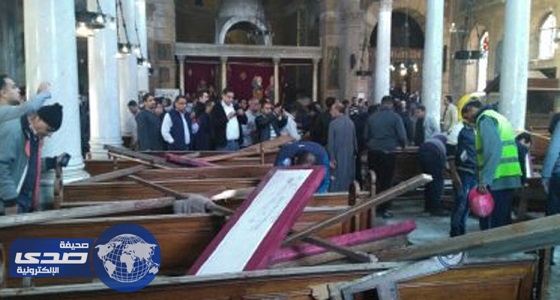 سقوط جدران وقبة الكنيسة المصرية بعد تفجير القنبلة