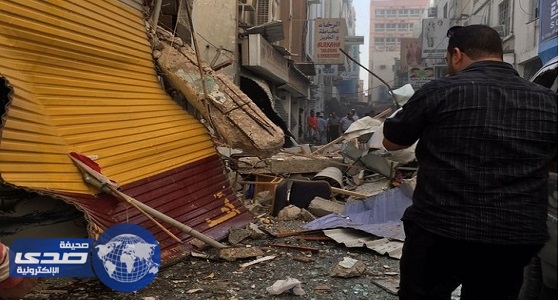 بالصور.. انهيار مطعم في انفجار وسط المنامة جراء تسريب غاز