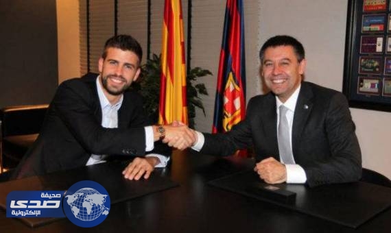رئيس برشلونة يتضامن مع بيكيه في تصريحاته ضد ريال مدريد