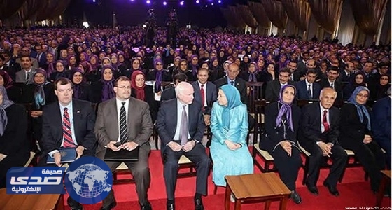 رئيسة المعارضة الإيرانية لـ « ماكين » : هناك إجماع على الدور المخرب للملالي