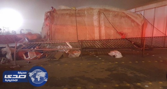 إصابة حارس أمن إثر سقوط بعض الألعاب الهوائية في مهرجان صبيا