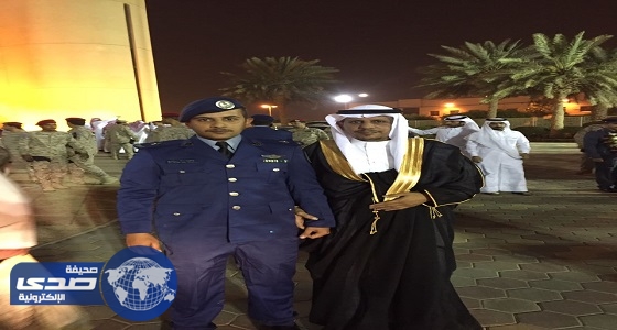 الملازم طيار سلطان الشهري يحتفل بتخرجه من كلية الملك فيصل الجوية