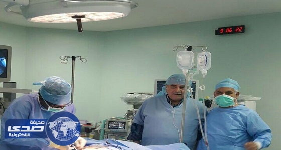 عملية إستئصال كيس على المبيض عن طريق المنظار لمريضة سعودية في طريف