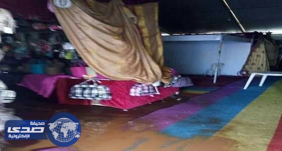⁠⁠⁠⁠⁠اغلاق مهرجان محايل للتسوق احترازياً إثر الأمطار الغزيرة