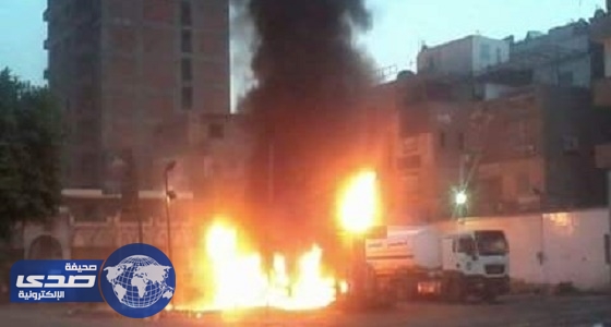 اندلاع حريق بمحطة وقود في القناطر الخيرية المصرية
