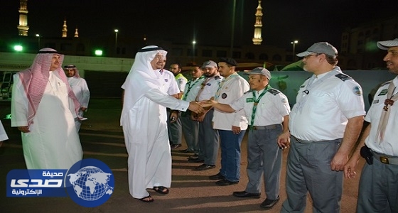 مدير تعليم تبوك يتفقد معسكر الفيصل الكشفي