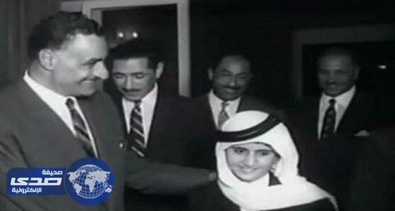 صورة نادرة لمحمد بن راشد مع جمال عبدالناصر وأنور السادات