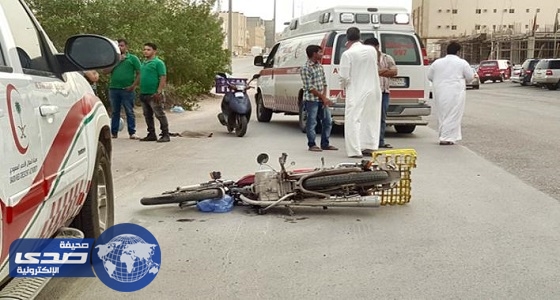 إصابة عامل في حادث تصادم شمال الرياض