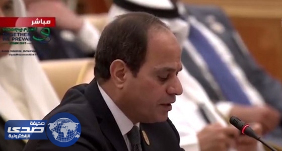 الرئيس المصري: نخوض بشكل يومي حربا ضروسا ضد الإرهاب