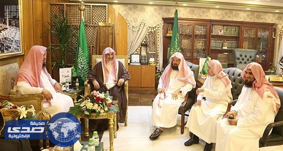الشيخ السديس يستقبل مدير جامعة الإمام محمد بن سعود