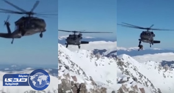 بالفيديو.. أخطر عملية إنقاذ فوق قمة جبال ثلجية في كولورادو