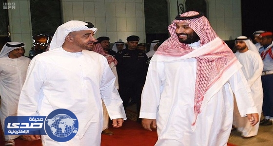 ولي ولي العهد يودع الشيخ محمد بن زايد في مطار الملك عبدالعزيز